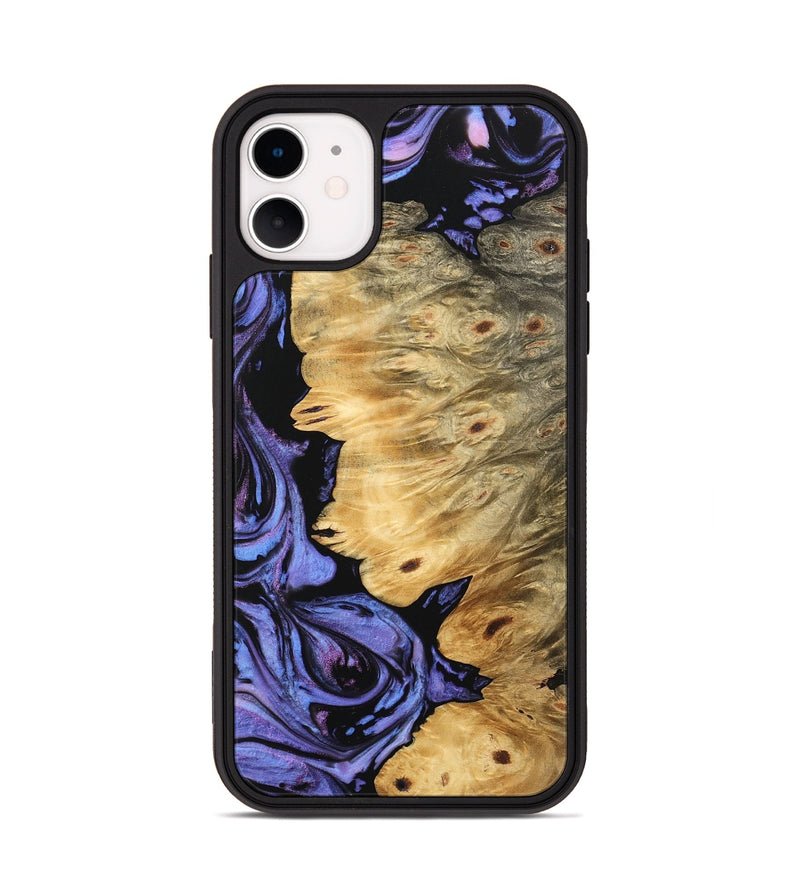 iPhone 11 Wood Phone Case - Zyair (Purple, 746195)