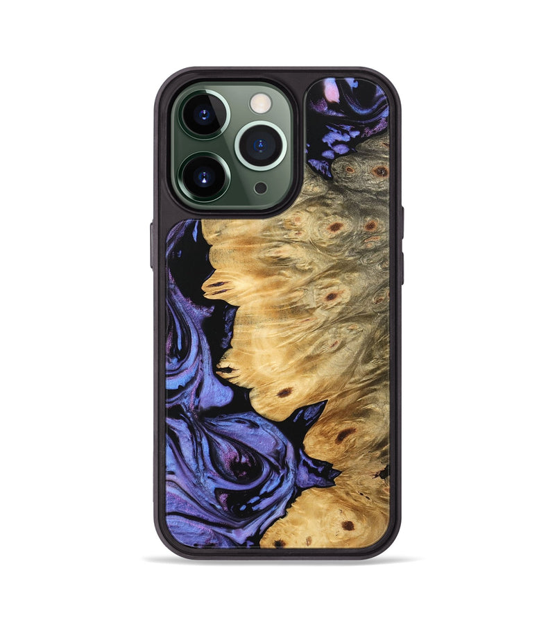 iPhone 13 Pro Wood Phone Case - Zyair (Purple, 746195)