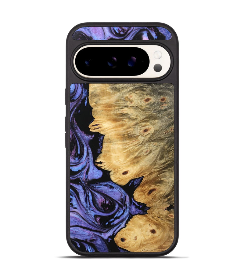 Pixel 9 Wood Phone Case - Zyair (Purple, 746195)