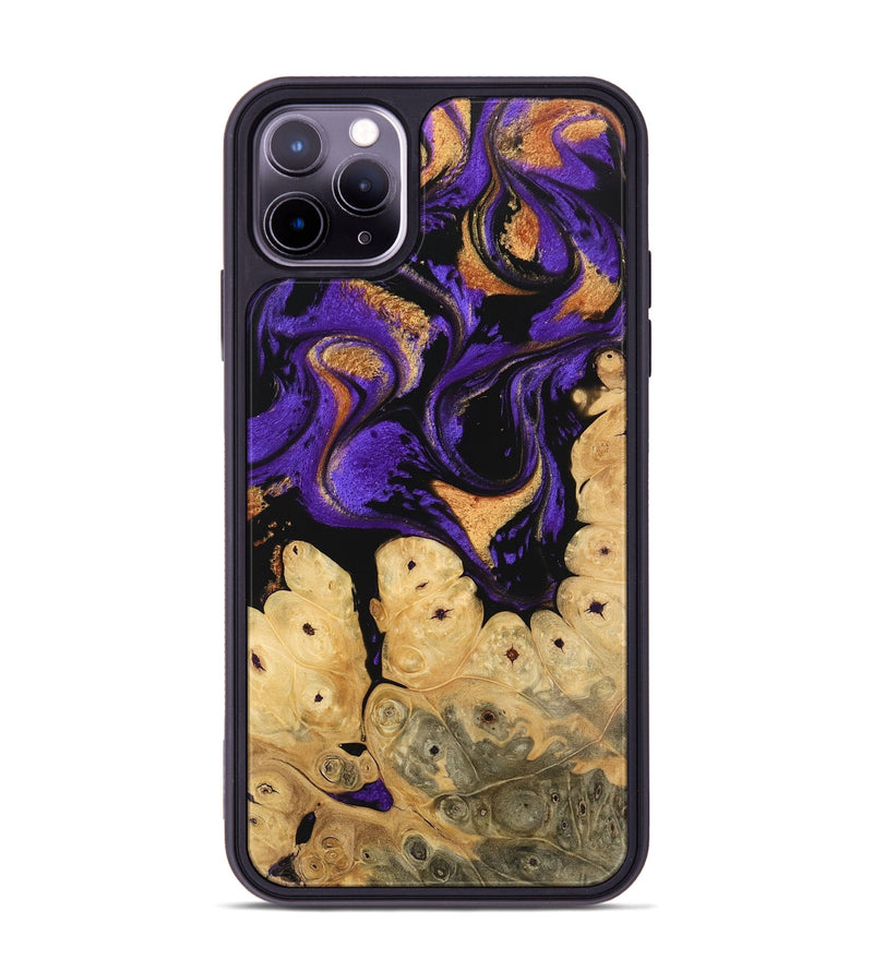 iPhone 11 Pro Max Wood Phone Case - Jules (Purple, 746196)