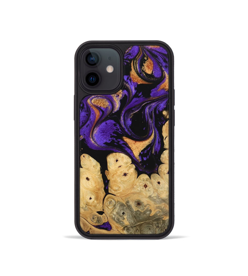 iPhone 12 mini Wood Phone Case - Jules (Purple, 746196)