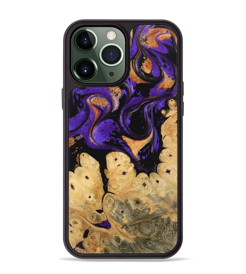 iPhone 13 Pro Max Wood Phone Case - Jules (Purple, 746196)