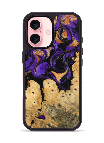 iPhone 16 Wood Phone Case - Jules (Purple, 746196)