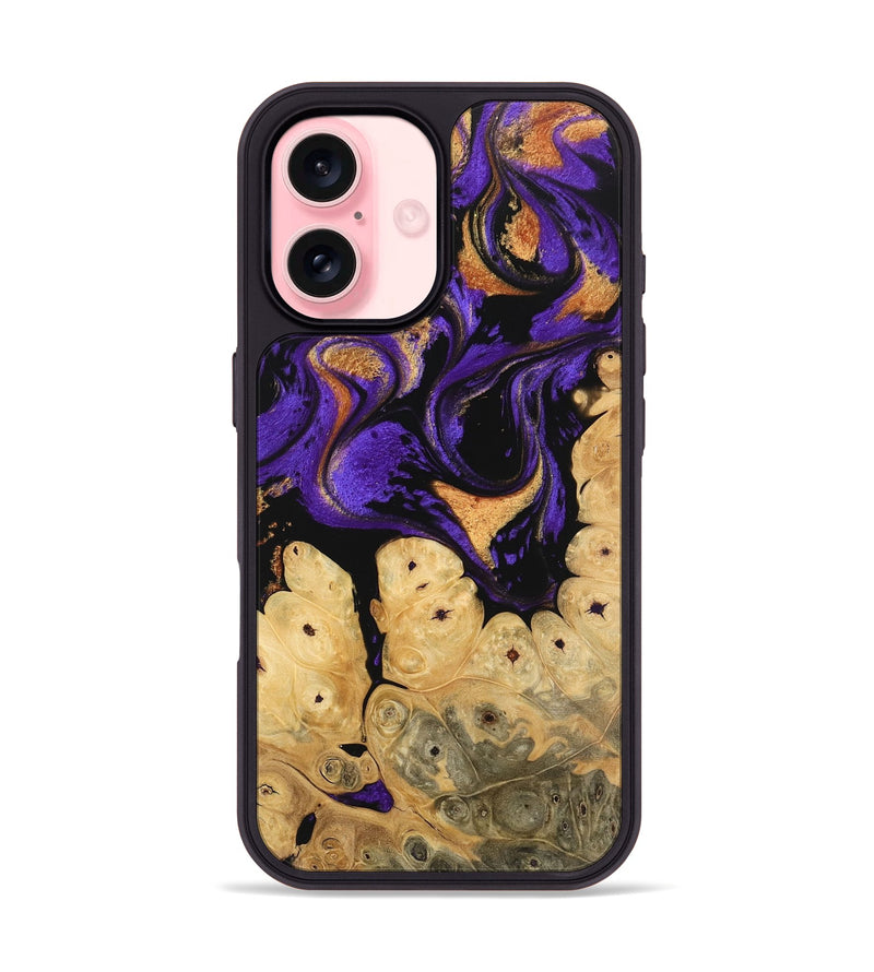 iPhone 16 Wood Phone Case - Jules (Purple, 746196)