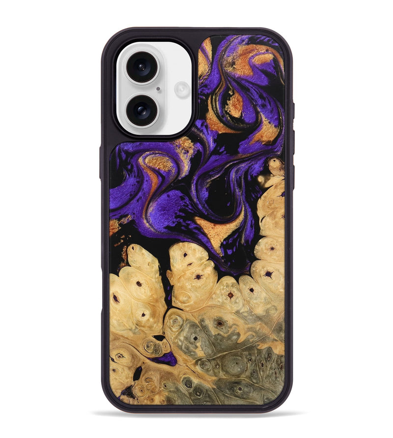 iPhone 16 Plus Wood Phone Case - Jules (Purple, 746196)