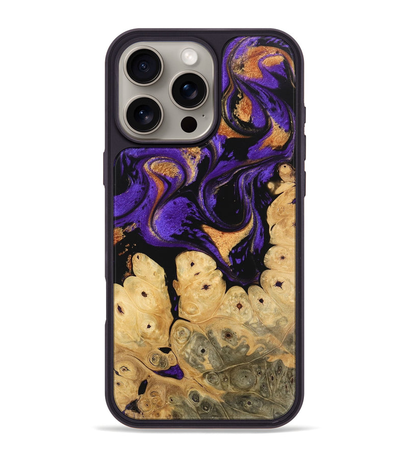 iPhone 16 Pro Max Wood Phone Case - Jules (Purple, 746196)