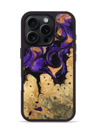 iPhone 16 Pro Wood Phone Case - Jules (Purple, 746196)