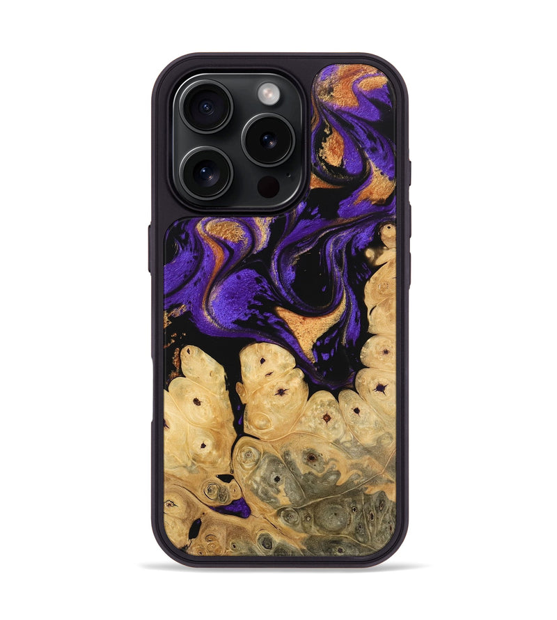 iPhone 16 Pro Wood Phone Case - Jules (Purple, 746196)