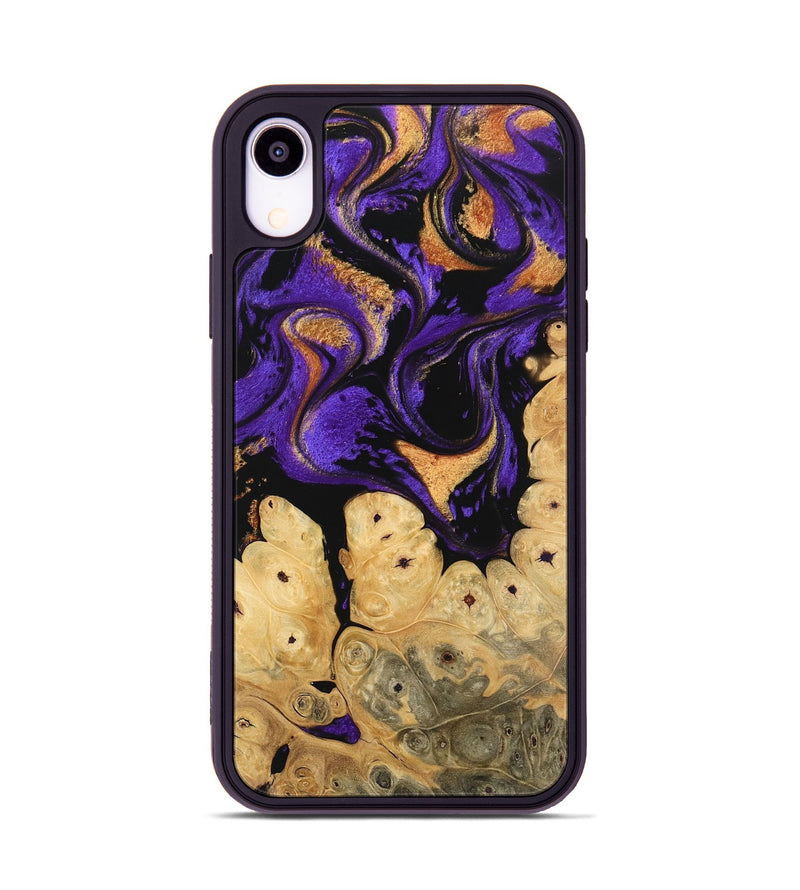 iPhone Xr Wood Phone Case - Jules (Purple, 746196)