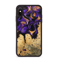 iPhone Xs Max Wood Phone Case - Jules (Purple, 746196)