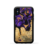 iPhone Xs Wood Phone Case - Jules (Purple, 746196)