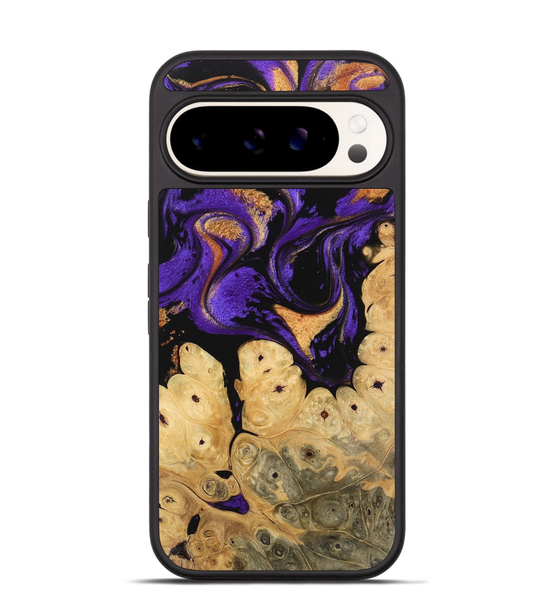 Pixel 9 Wood Phone Case - Jules (Purple, 746196)