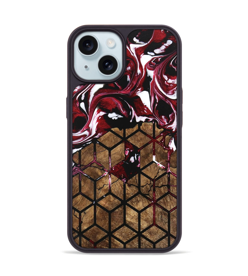 iPhone 15 Wood Phone Case - Kelsie (Pattern, 746197)