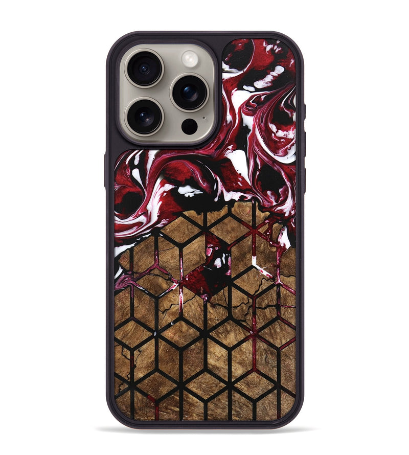 iPhone 15 Pro Max Wood Phone Case - Kelsie (Pattern, 746197)