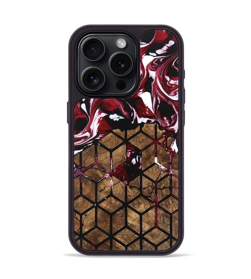 iPhone 15 Pro Wood Phone Case - Kelsie (Pattern, 746197)