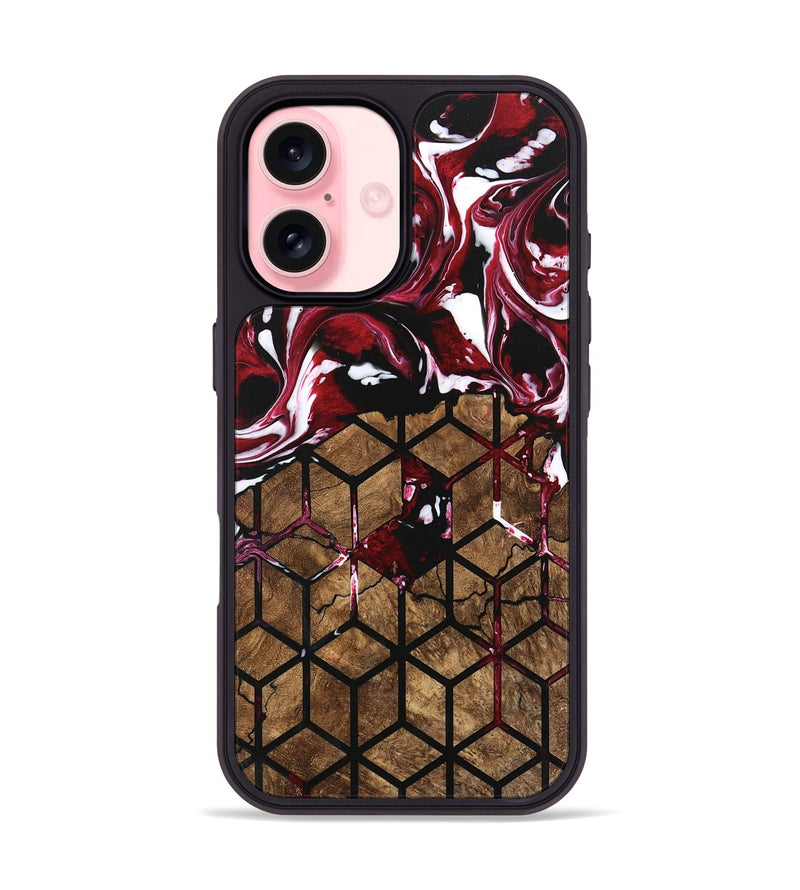 iPhone 16 Wood Phone Case - Kelsie (Pattern, 746197)