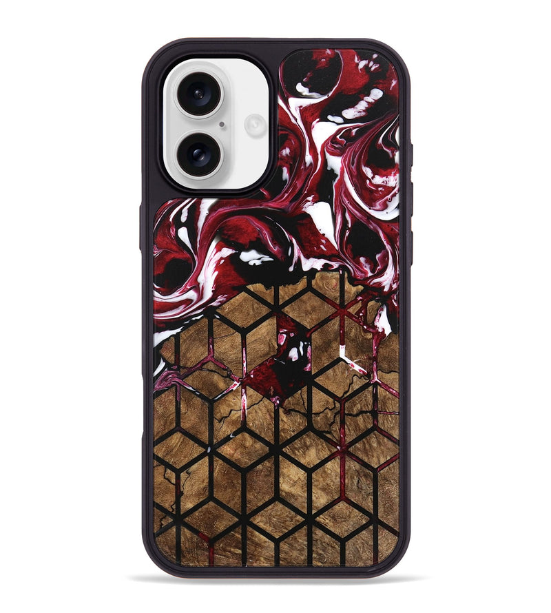 iPhone 16 Plus Wood Phone Case - Kelsie (Pattern, 746197)