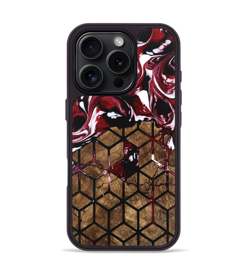 iPhone 16 Pro Wood Phone Case - Kelsie (Pattern, 746197)