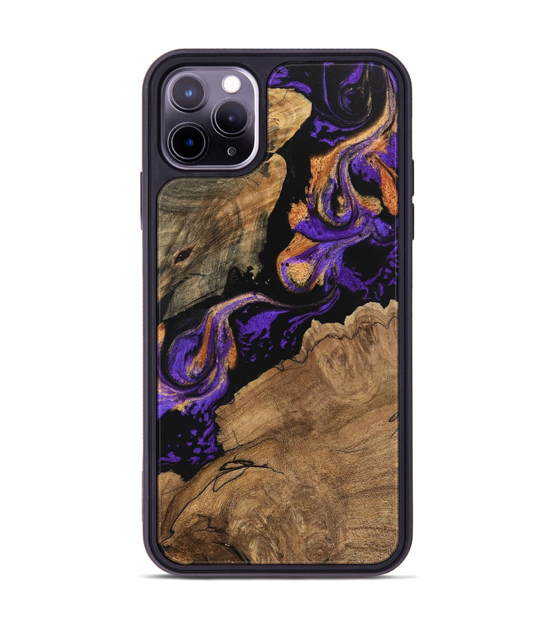 iPhone 11 Pro Max Wood Phone Case - Tanisha (Purple, 746200)