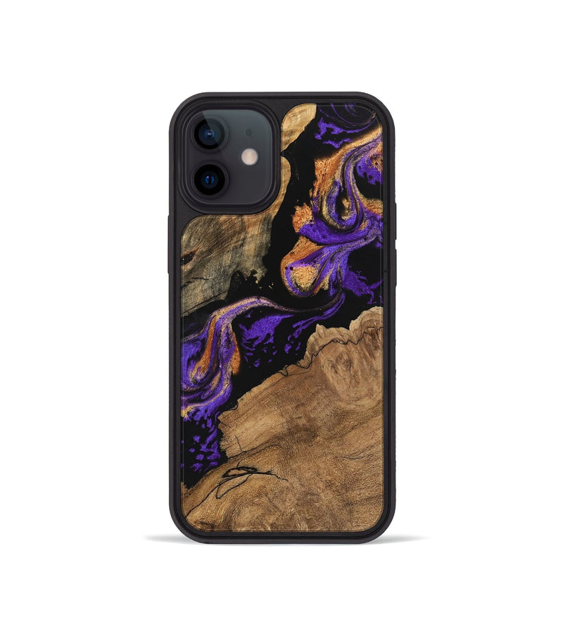 iPhone 12 mini Wood Phone Case - Tanisha (Purple, 746200)