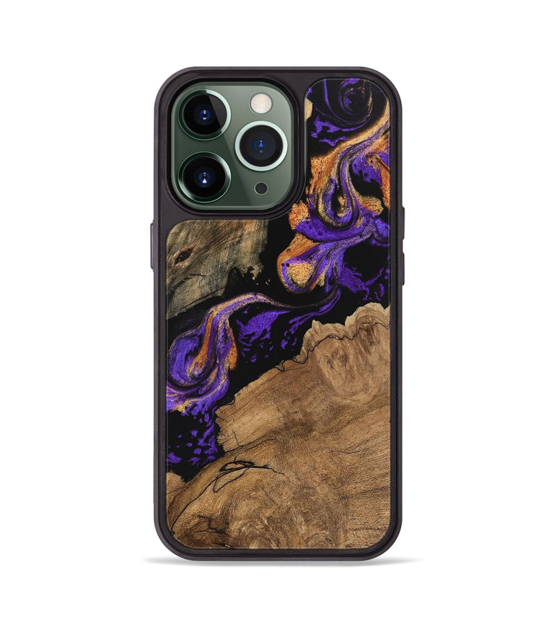 iPhone 13 Pro Wood Phone Case - Tanisha (Purple, 746200)