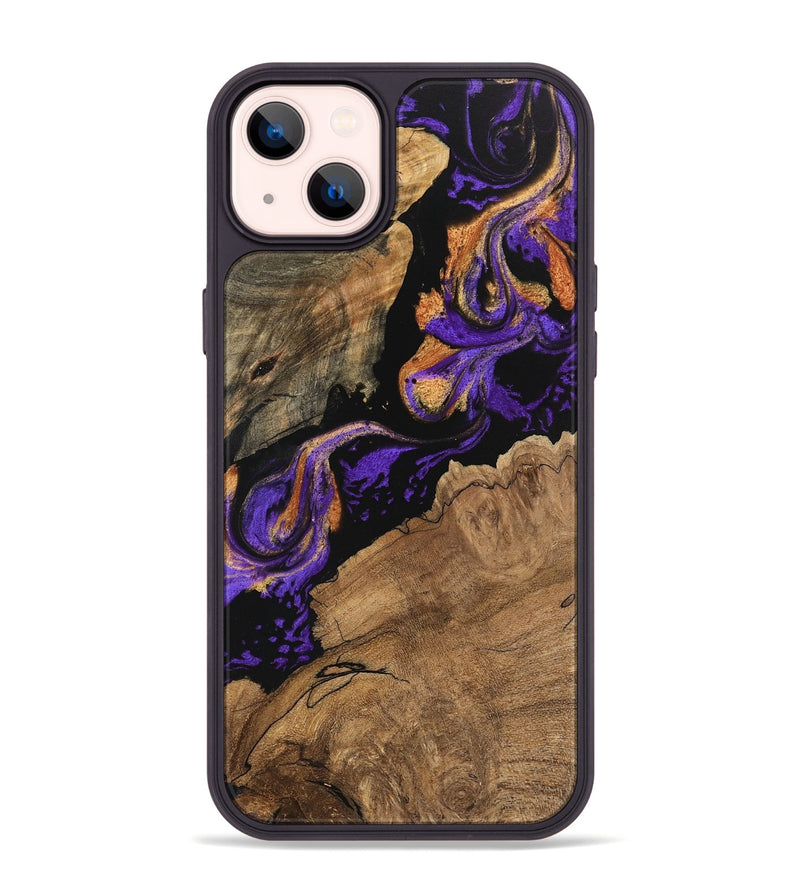 iPhone 14 Plus Wood Phone Case - Tanisha (Purple, 746200)