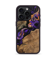 iPhone 15 Pro Wood Phone Case - Tanisha (Purple, 746200)