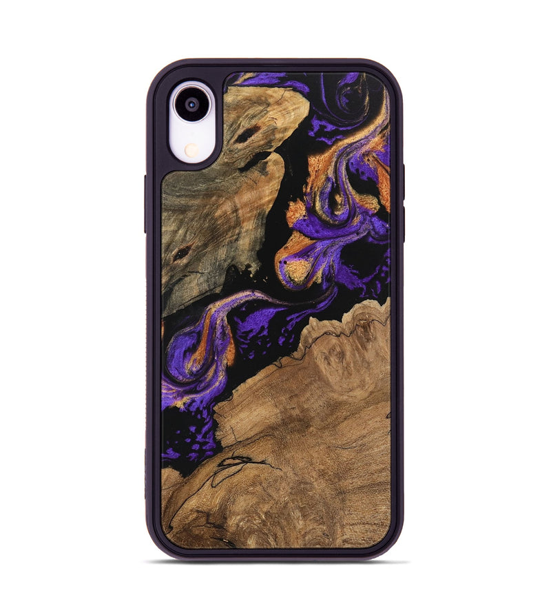 iPhone Xr Wood Phone Case - Tanisha (Purple, 746200)