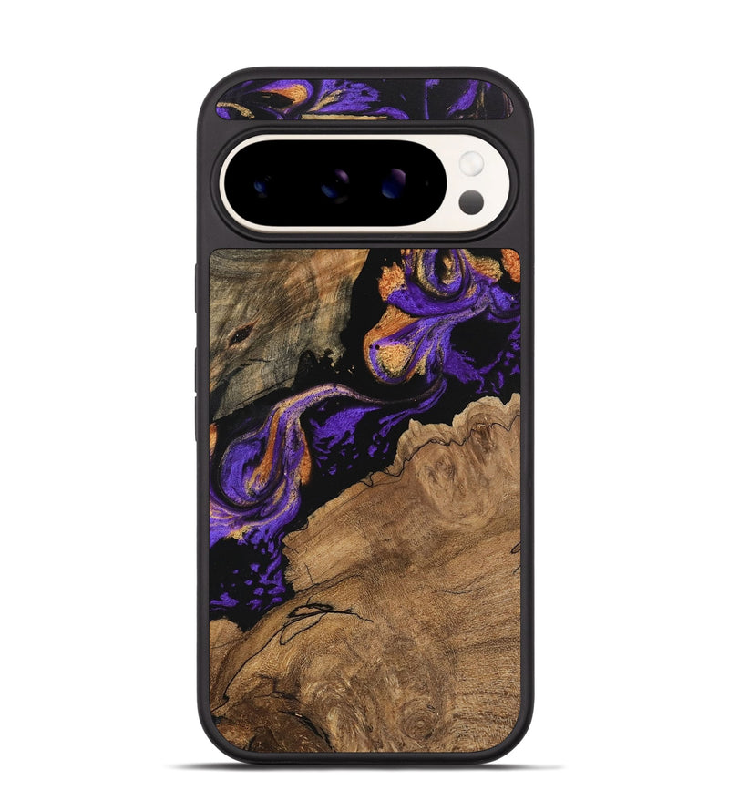 Pixel 9 Pro Wood Phone Case - Tanisha (Purple, 746200)