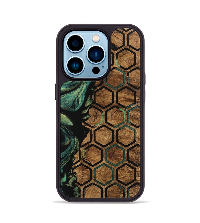 iPhone 14 Pro Wood Phone Case - Westin (Pattern, 746201)