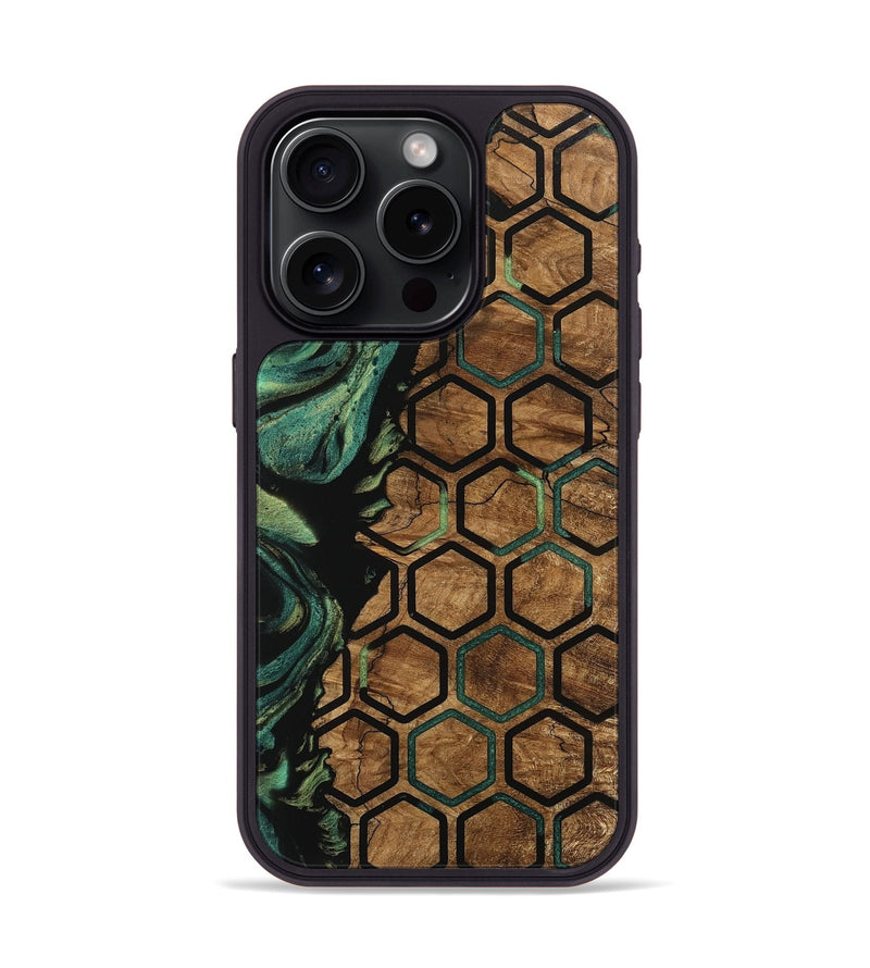 iPhone 15 Pro Wood Phone Case - Westin (Pattern, 746201)