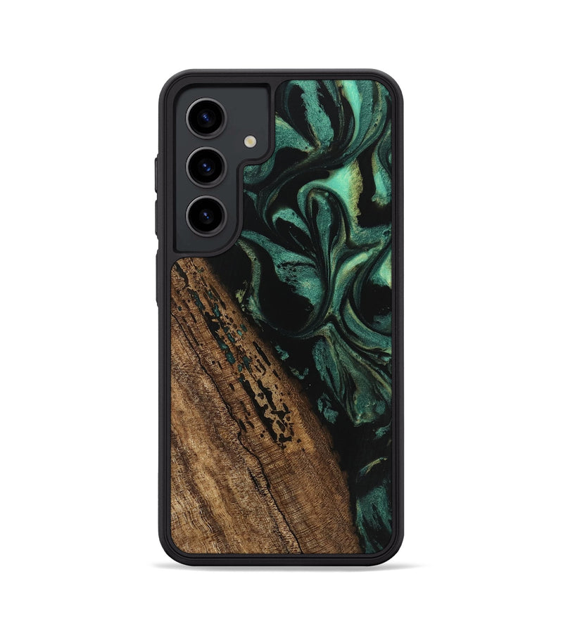 Galaxy S24 Wood Phone Case - Kaeden (Green, 746202)