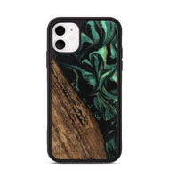 iPhone 11 Wood Phone Case - Kaeden (Green, 746202)