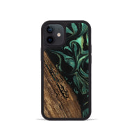 iPhone 12 mini Wood Phone Case - Kaeden (Green, 746202)