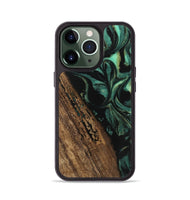 iPhone 13 Pro Wood Phone Case - Kaeden (Green, 746202)