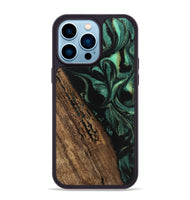 iPhone 14 Pro Max Wood Phone Case - Kaeden (Green, 746202)