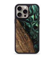 iPhone 15 Pro Max Wood Phone Case - Kaeden (Green, 746202)