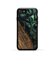 iPhone SE Wood Phone Case - Kaeden (Green, 746202)