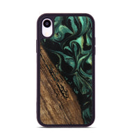 iPhone Xr Wood Phone Case - Kaeden (Green, 746202)