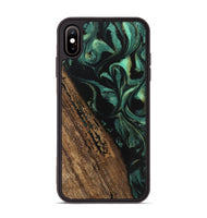 iPhone Xs Max Wood Phone Case - Kaeden (Green, 746202)