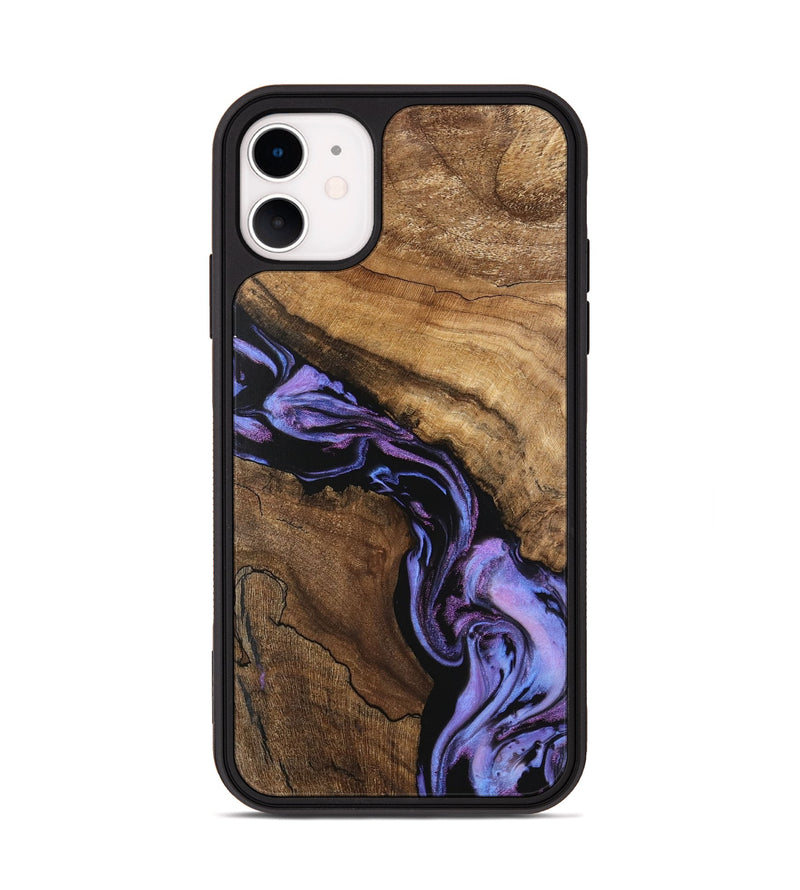 iPhone 11 Wood Phone Case - Lori (Purple, 746203)