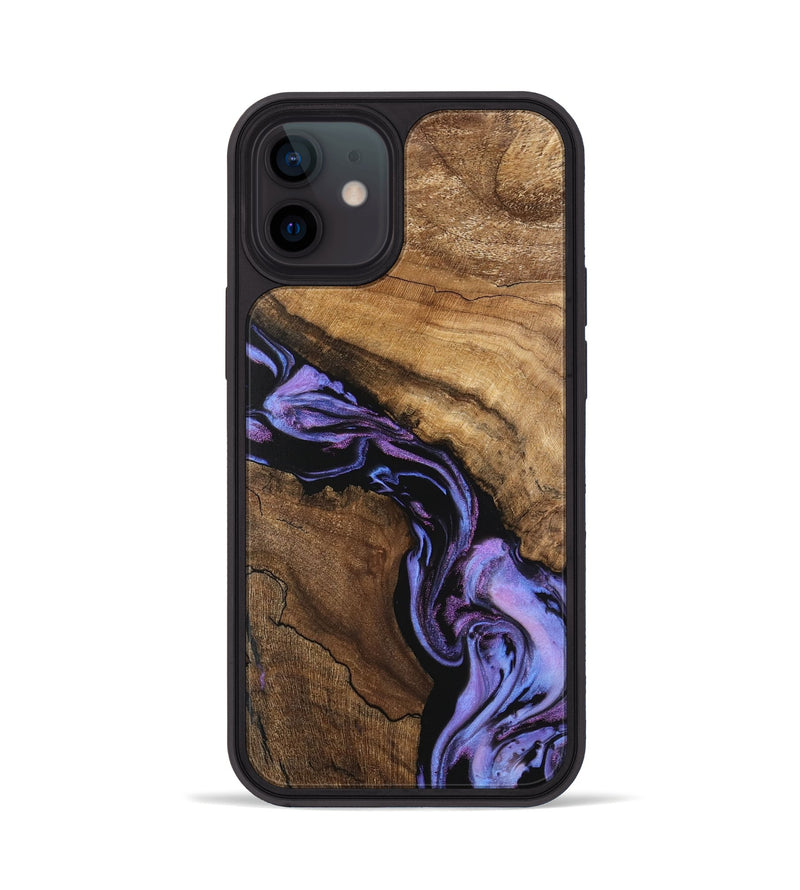 iPhone 12 Wood Phone Case - Lori (Purple, 746203)