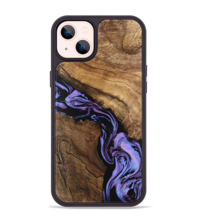 iPhone 14 Plus Wood Phone Case - Lori (Purple, 746203)