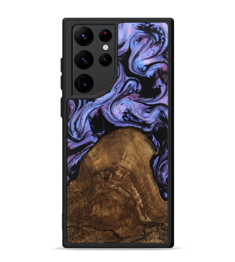 Galaxy S22 Ultra Wood Phone Case - Lorelai (Purple, 746204)