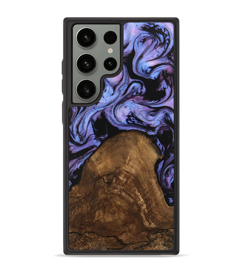 Galaxy S23 Ultra Wood Phone Case - Lorelai (Purple, 746204)