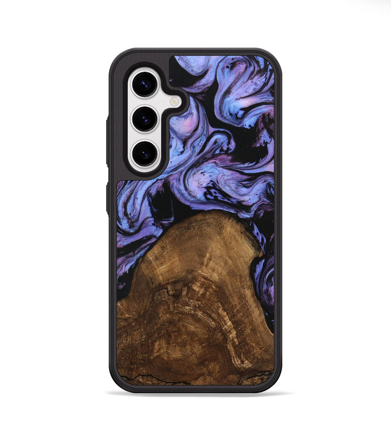 Galaxy S25 Wood Phone Case - Lorelai (Purple, 746204)