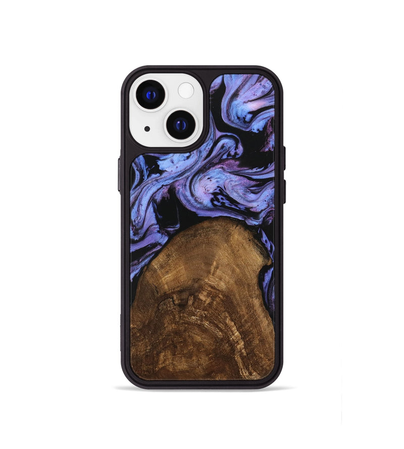 iPhone 13 mini Wood Phone Case - Lorelai (Purple, 746204)