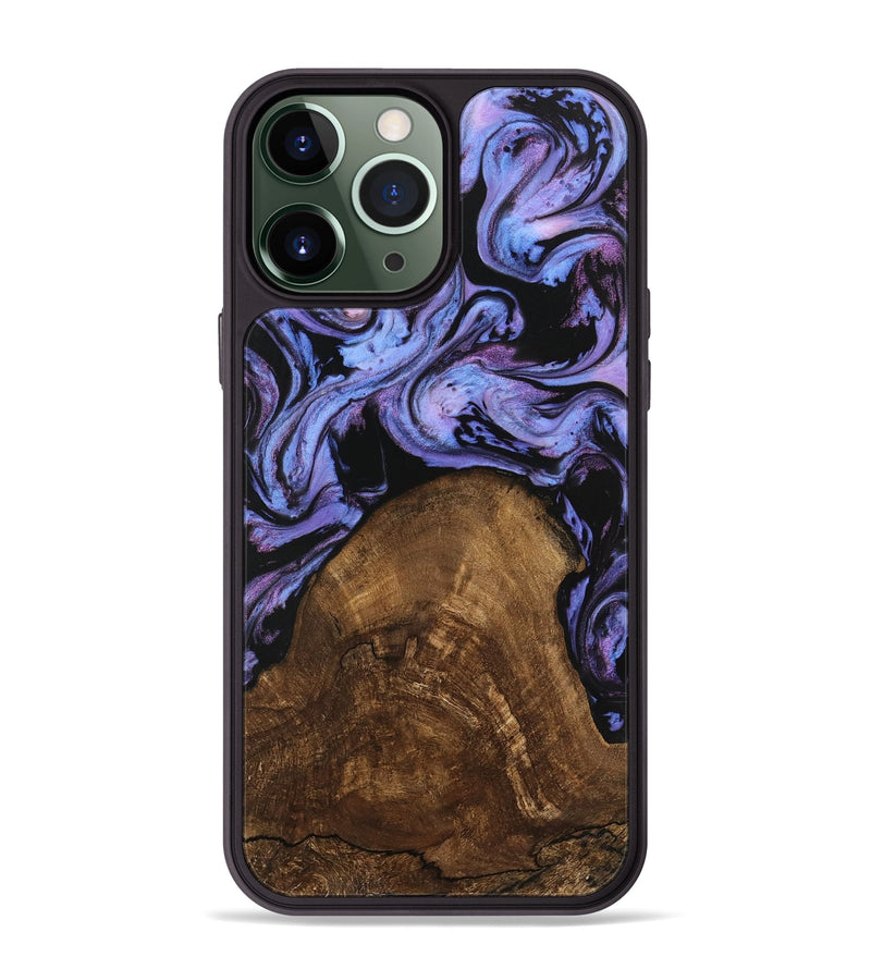 iPhone 13 Pro Max Wood Phone Case - Lorelai (Purple, 746204)