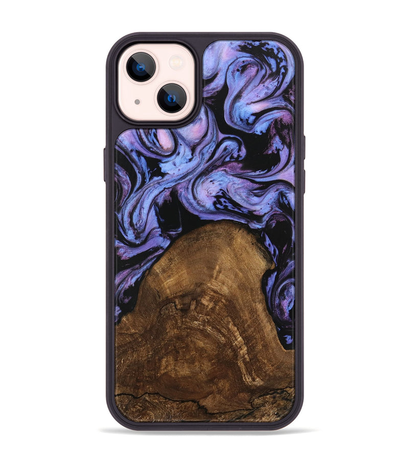 iPhone 14 Plus Wood Phone Case - Lorelai (Purple, 746204)