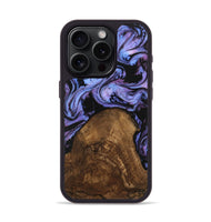 iPhone 15 Pro Wood Phone Case - Lorelai (Purple, 746204)